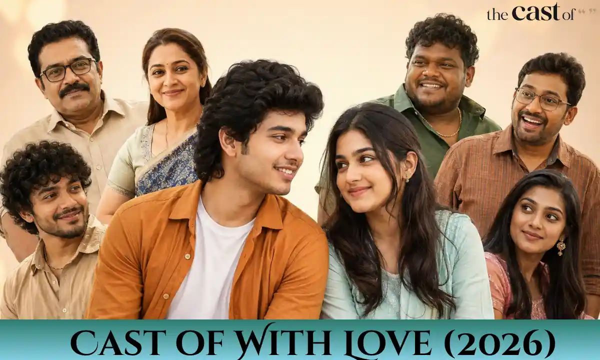 Cast of With Love (2026): Complete List of Actors, Characters, Lead Cast, Supporting Cast, and Full Tamil Movie Cast Guide, & More