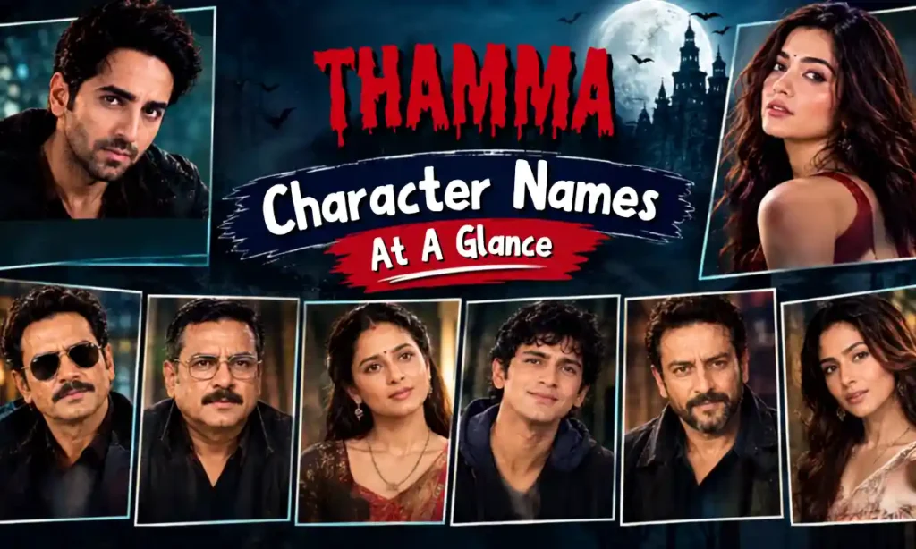 Thamma Character Names At A Glance